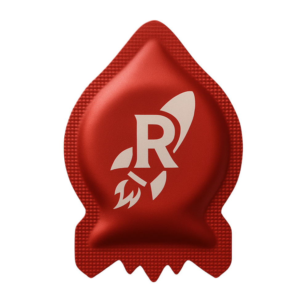 Rocket Condom Package